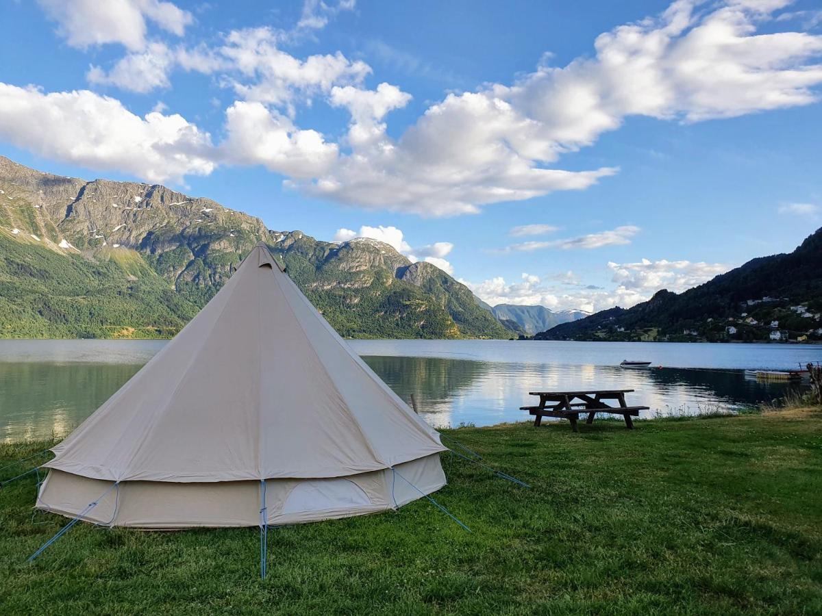 Dalsoren Camping Og Hytter Luster Bagian luar foto